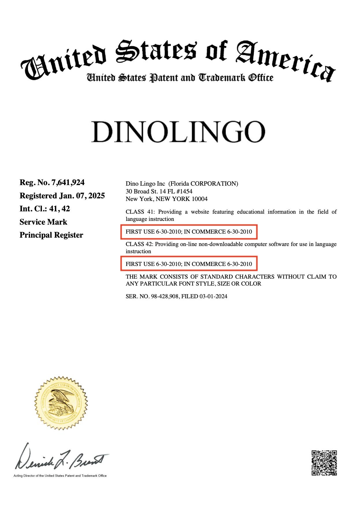 marchio dinolingo